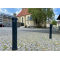 Ornamental bollard | steel tube � 108 mm | height above ground 750 mmtotal length approx. 1100 mm | removable, with triangular locking mechanismacc. with DIN 3223, self-engaging lockwith hot-dip galvanized ground socket part-no. 470.10approx. 500 mm below ground | without eyelet